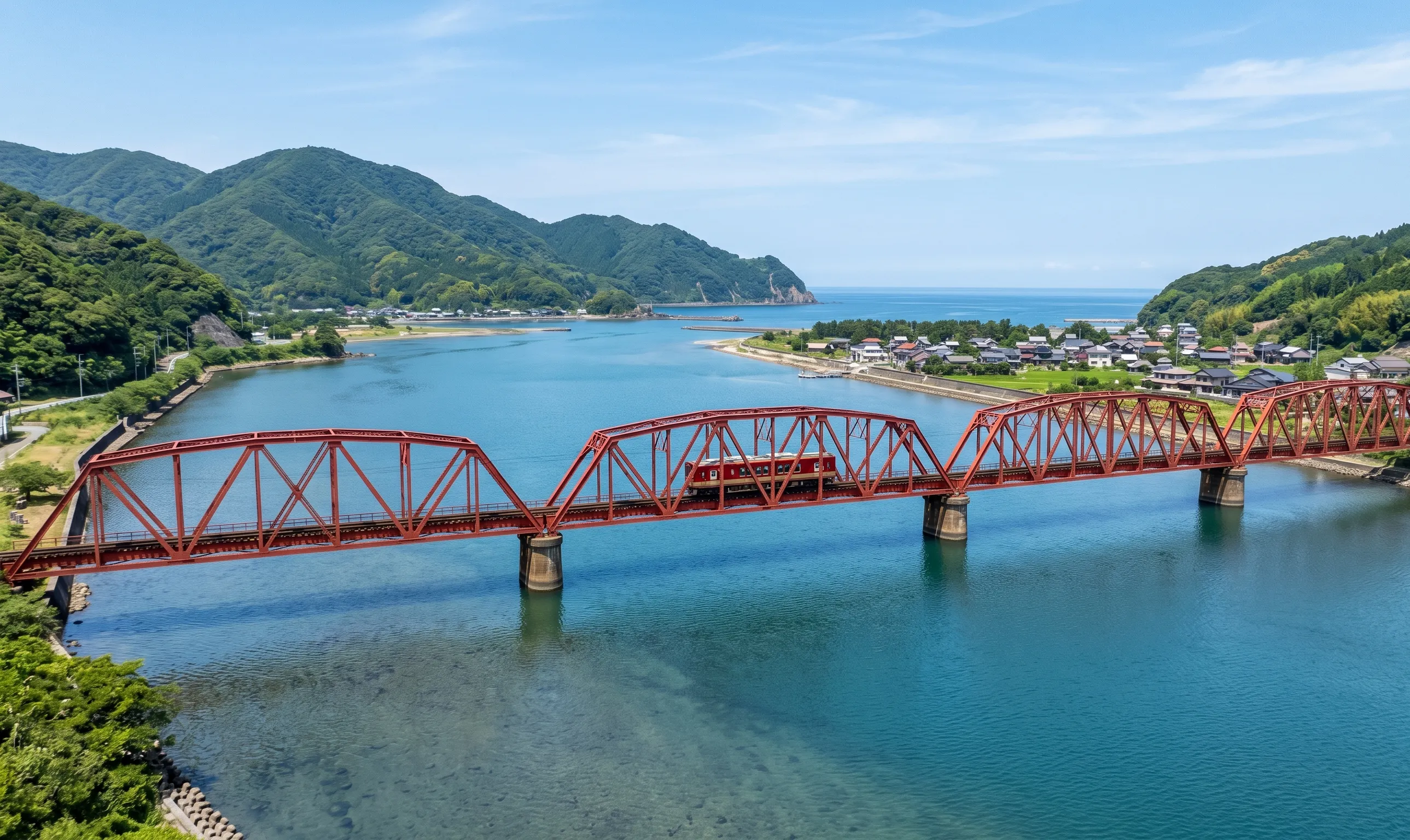 京都府・由良川橋梁