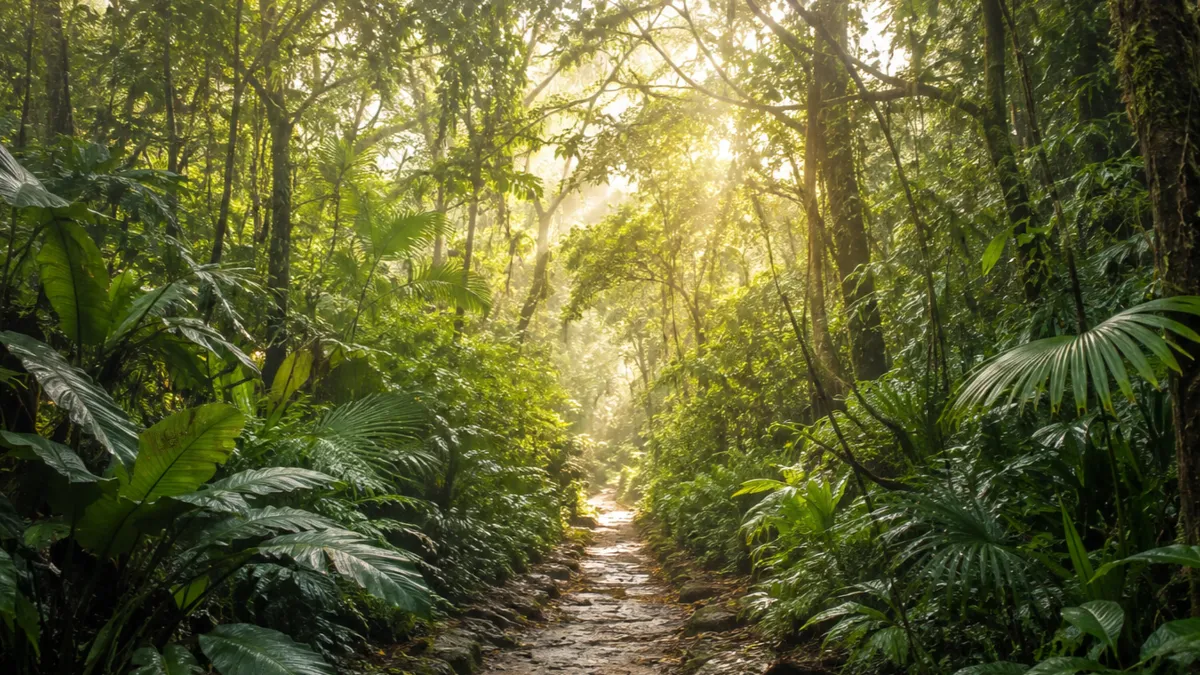 走進熱帶雨林